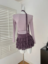 BXOXO Spring Korean Fashion Ballet Suits Women Tie Fake Slim Two Pieces Tops+Elastic Waist Mini Skirts Cute Sweet Casual Clothing New